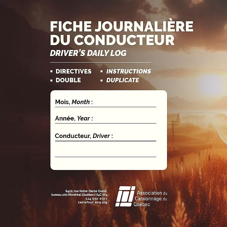 MINATURE 1 C produit fiche journaliere conducteur