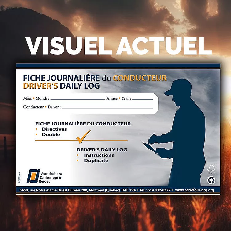 MINATURE VISUEL ACTUEL 1 C produit fiche journaliere conducteur